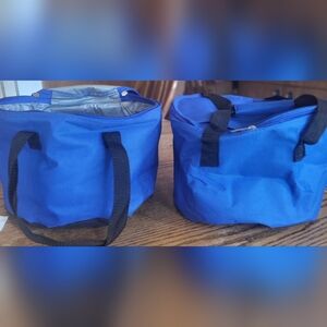 NWOT Set of 2   2.5 Quart Round Thermal Hot/Cold Carry Bags